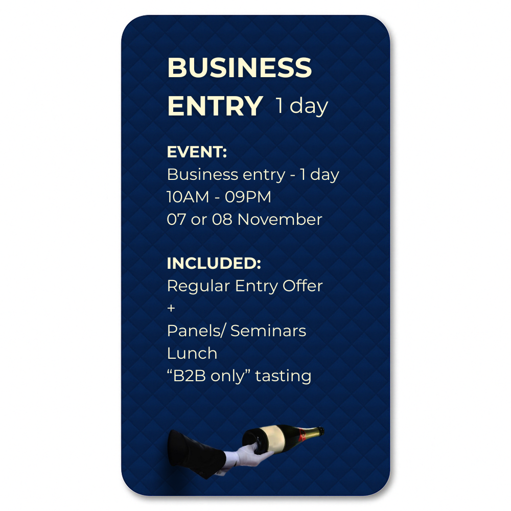 Sparkling wine fest ONE DAY TICKET – BUSINESS ENTRY image