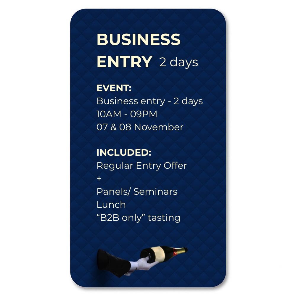 Sparkling wine fest TWO DAYS TICKET – BUSINESS ENTRY image