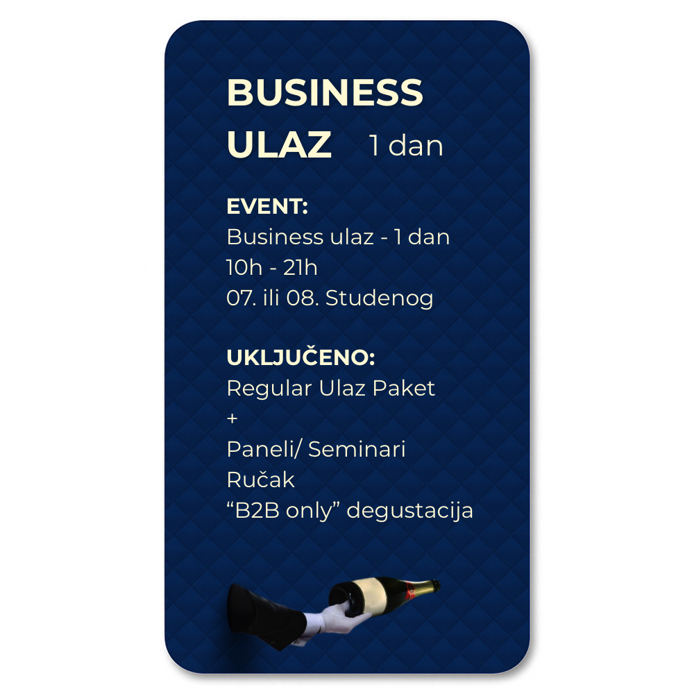 Sparkling wine fest BUSINESS ULAZNICA – JEDAN DAN image