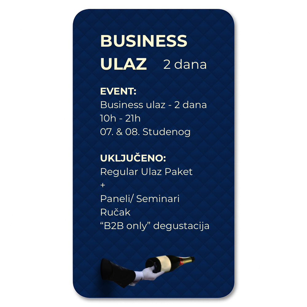 Sparkling wine fest TWO DAYS TICKET – BUSINESS ENTRY image