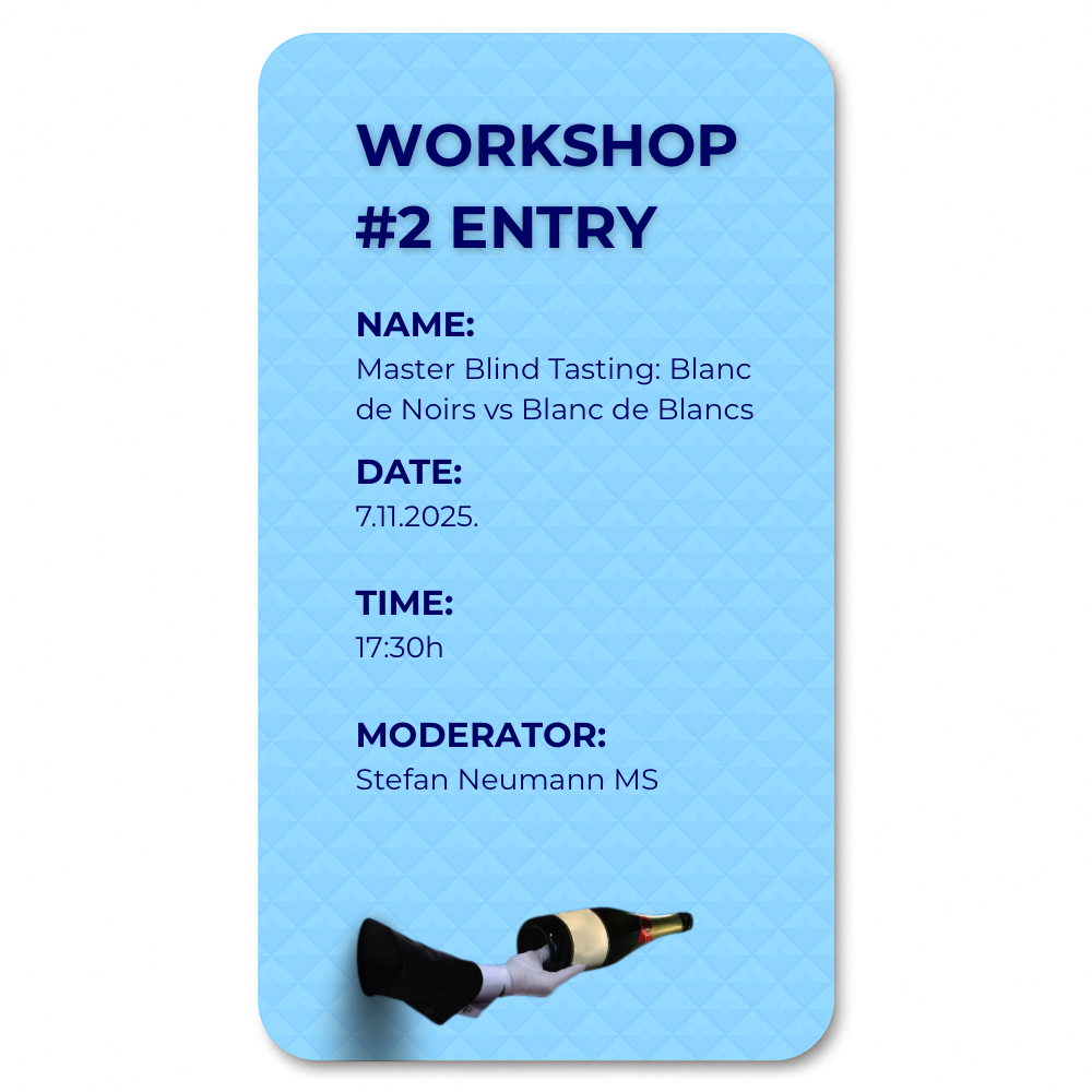 Sparkling wine fest Master Blind Tasting: Blanc de Noirs vs Blanc de Blancs image