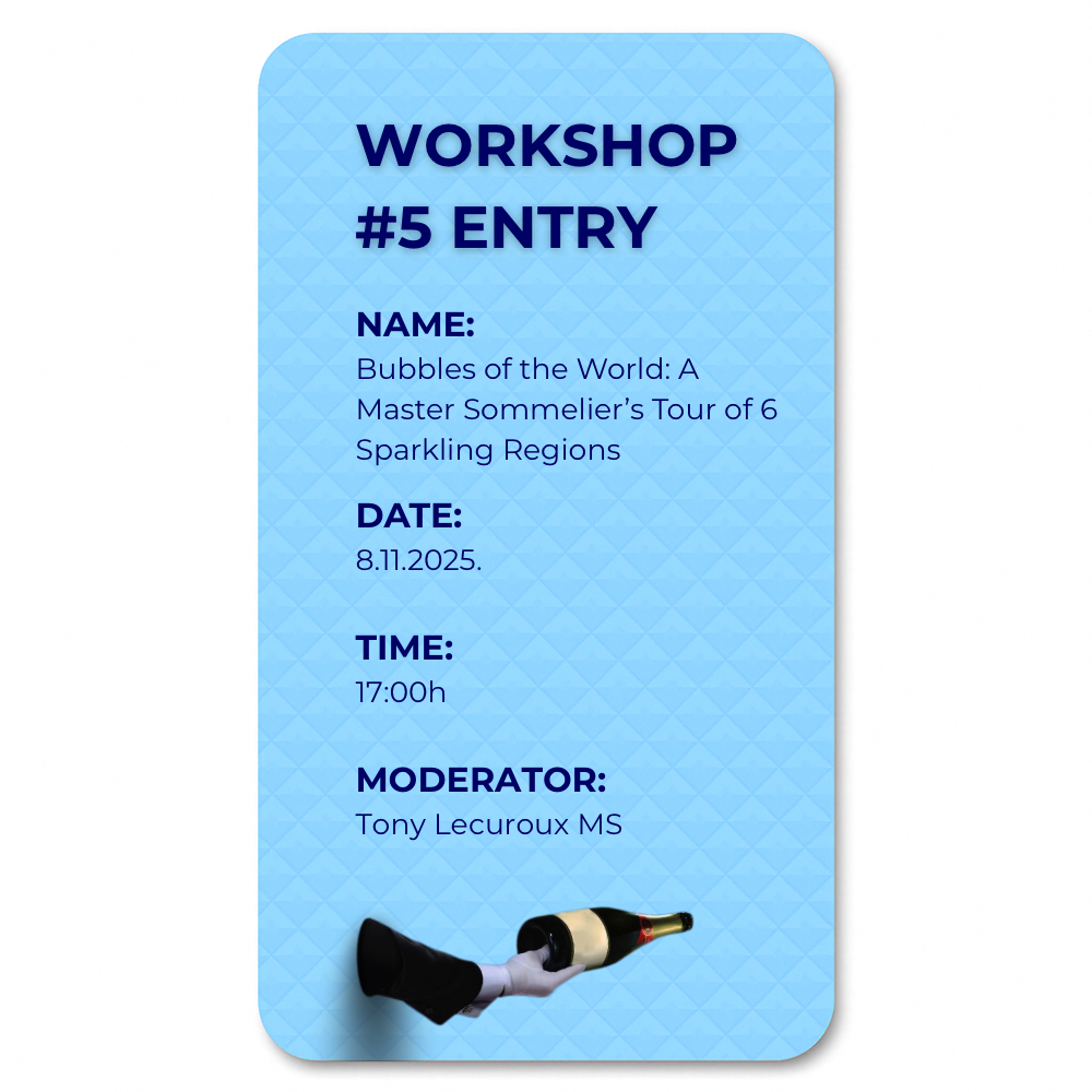 Sparkling wine fest Bubbles of the World: A Master Sommelier’s Tour of 6 Sparkling Regions image